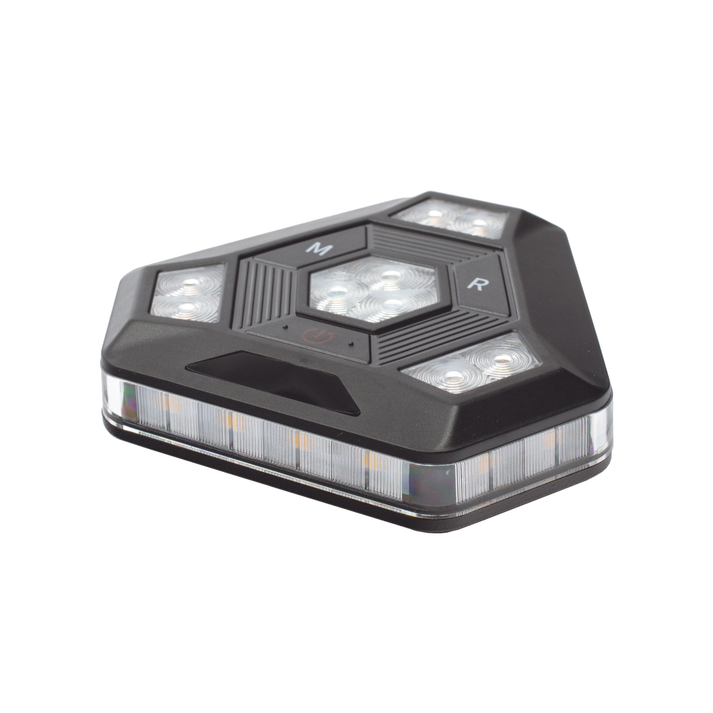Luz Auxiliar Ámbar Ultra Brillante Para Automóviles, Motocicletas y Bicicletas Con Montaje Magnético - Image 6