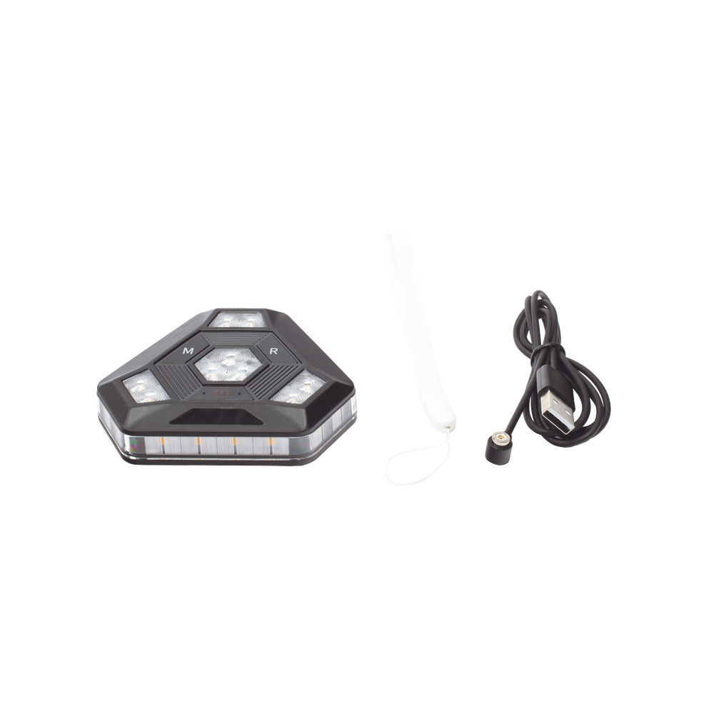 Luz Auxiliar Ámbar Ultra Brillante Para Automóviles, Motocicletas y Bicicletas Con Montaje Magnético - Image 8