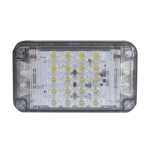 Luz de Advertencia de 7X4", Color Claro, Con Luces de Trabajo, Ideal para Ambulancias