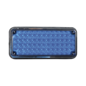 Luz de advertencia de 7x3", Color Azul, Ideal para ambulancias