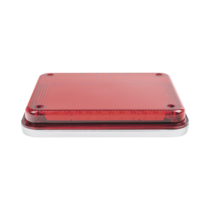 Luz de Advertencia de 9X7", Color Rojo, Ideal para Ambulancias