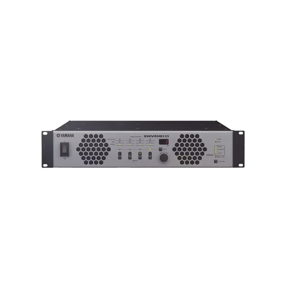 Amplificador de Audio Multicanal con Conexión Análoga | DANTE | 4 Canales, 140W | 8 OHMS | 70/100V - Image 3