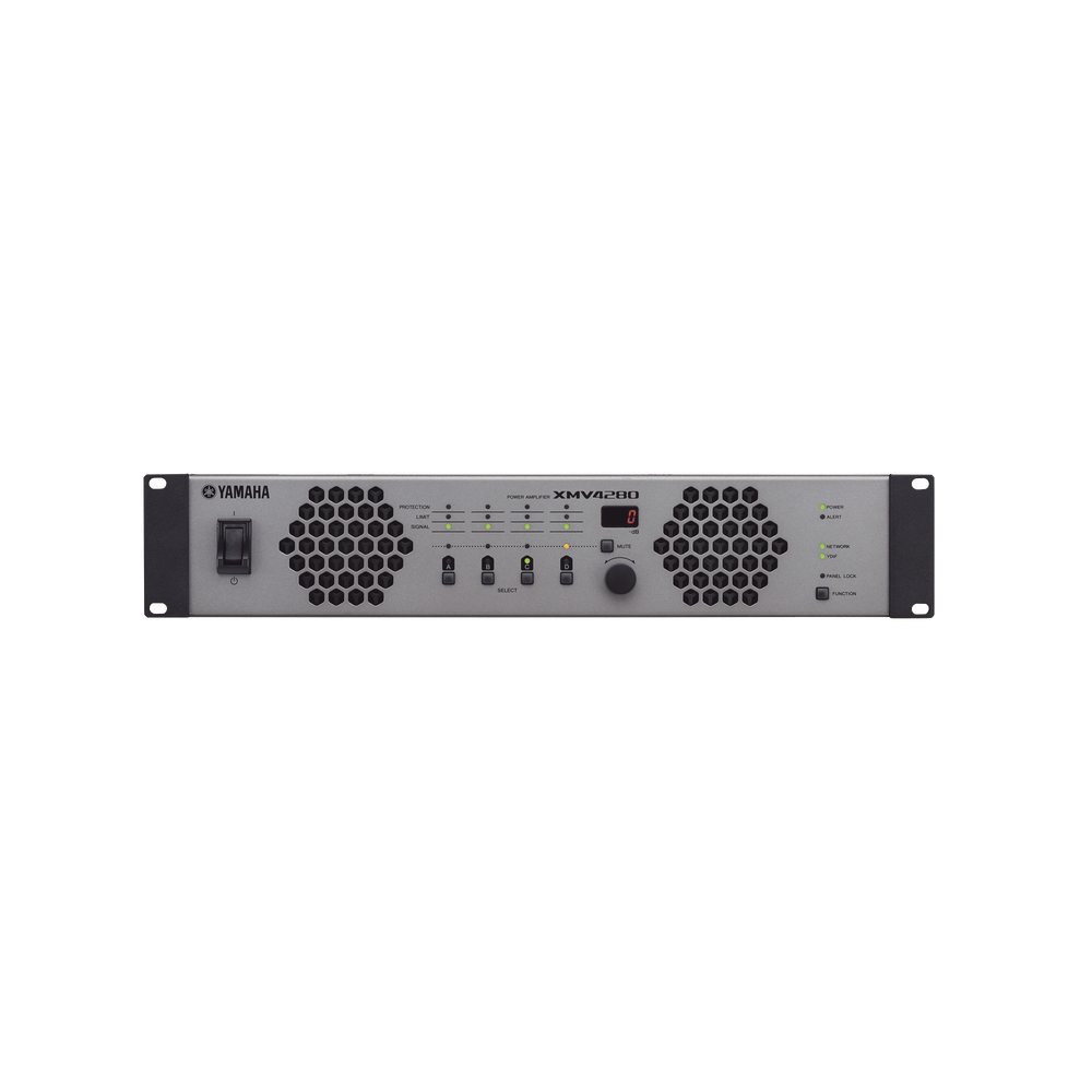 Amplificador de Audio, 4 Canales, 280w, Alta y Baja Impedancia, Conexión Análoga y YDIF, Para Serie MTX