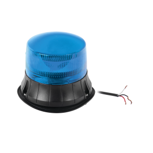 Burbuja LED giratoria color azul, 9 LEDs, montaje permanente