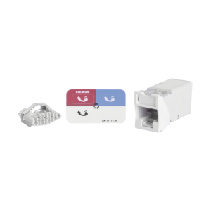 Jack Z-MAX UTP Categor?a 6, Montaje H?brido en Placa de Pared (Plano y Angulado), Color Blanco, Versi?n Bulk (Sin Empaque)