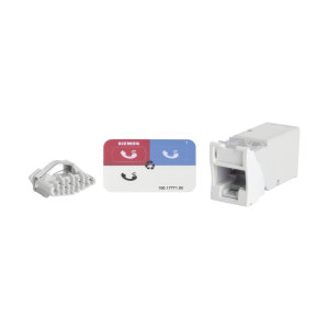 Jack Z-MAX Cat6A, UTP, Montaje H?brido en Placa de Pared (Plano y Angulado), Color Blanco