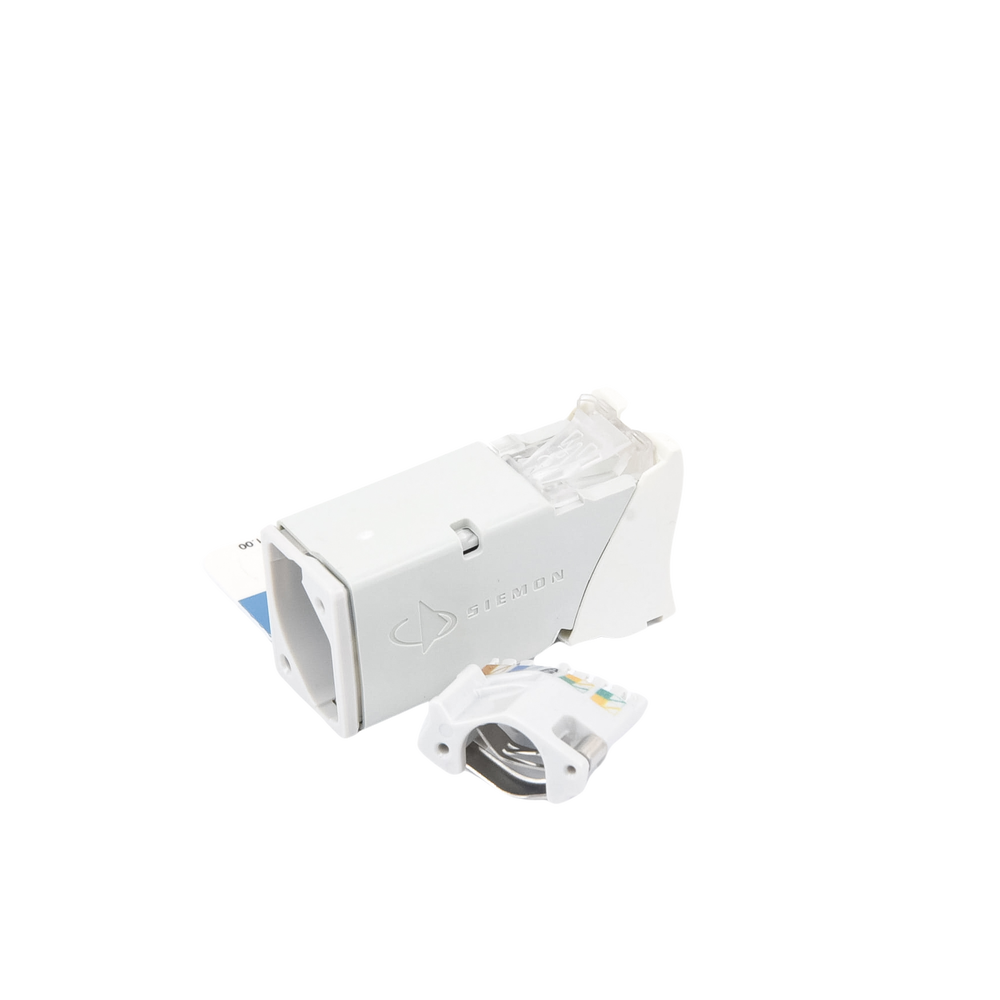 Jack Z-Max Cat6A, UTP, Montaje H?brido en Placa de Pared (Plano y Angulado), Color Blanco, Versi?n Bulk (Sin Empaque Individual) - Image 4