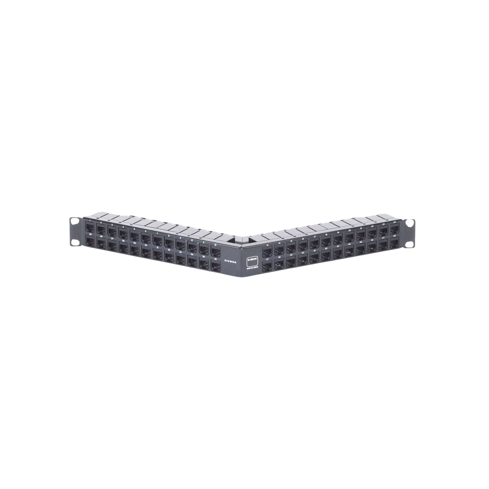 Patch Panel Z-Max de 48 Puertos, Blindado, Precargado con Jacks Categor?a 6A, Angulado, 1UR - Image 5