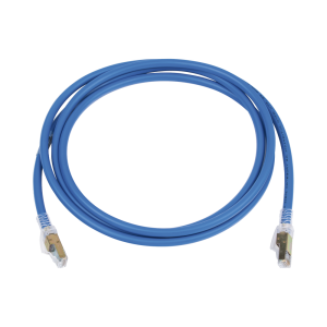Patch Cord Z-MAX Cat6A UTP, CM/LS0H, 2.13 Metros (7 Pies), Color Azul