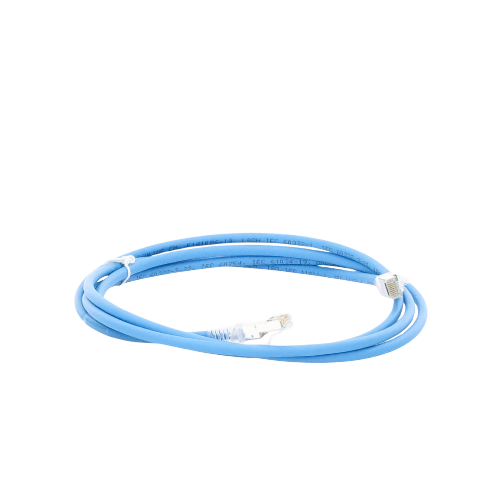 Patch Cord Z-MAX Cat6A S/FTP, CM/LS0H, 2.13 Metros (7 Pies), Color Azul, Versi?n Bulk (Sin Empaque Individual) - Image 4