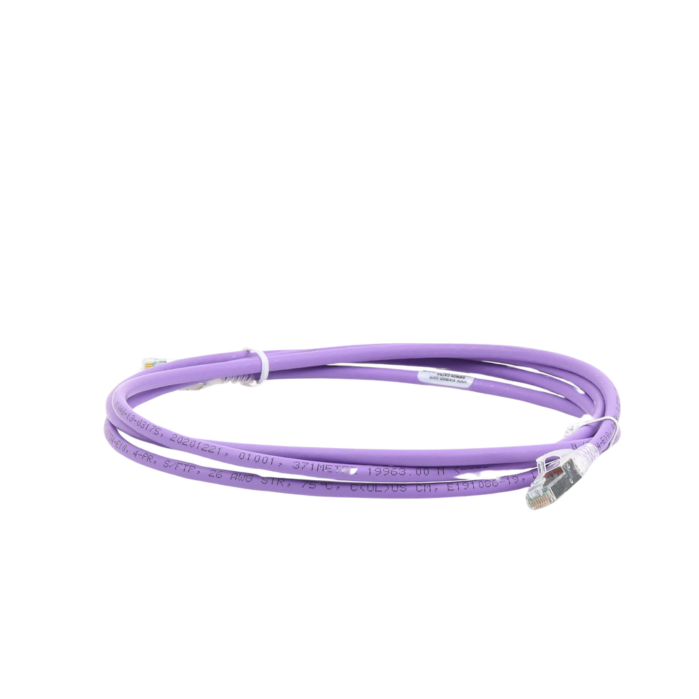 Patch Cord Z-MAX Cat6A S/FTP, CM/LS0H, 2.13 Metros (7 Pies), Color Violeta, Versi?n Bulk - Image 2
