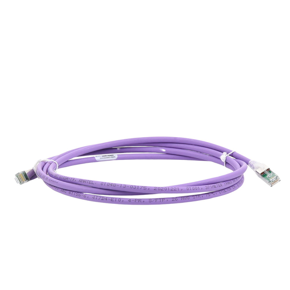 Patch Cord Z-MAX Cat6A S/FTP, CM/LS0H, 2.13 Metros (7 Pies), Color Violeta, Versi?n Bulk - Image 3