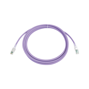 Patch Cord Z-MAX Cat6A S/FTP, CM/LS0H, 3.05 Metros (10 Pies), Color Violeta