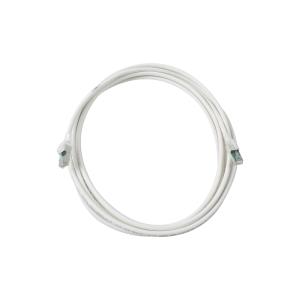 Patch Cord Z-MAX Cat6A S/FTP, CM/LS0H, 6.1 Metros (20 Pies), Color Blanco, Versi?n Bulk (Sin Empaque Individual)
