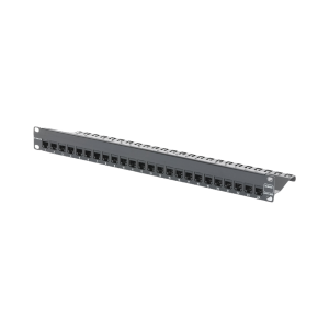 Patch Panel Z-Max, Blindado, de 24 Puertos, Modular (Vac?o), Plano, 1UR