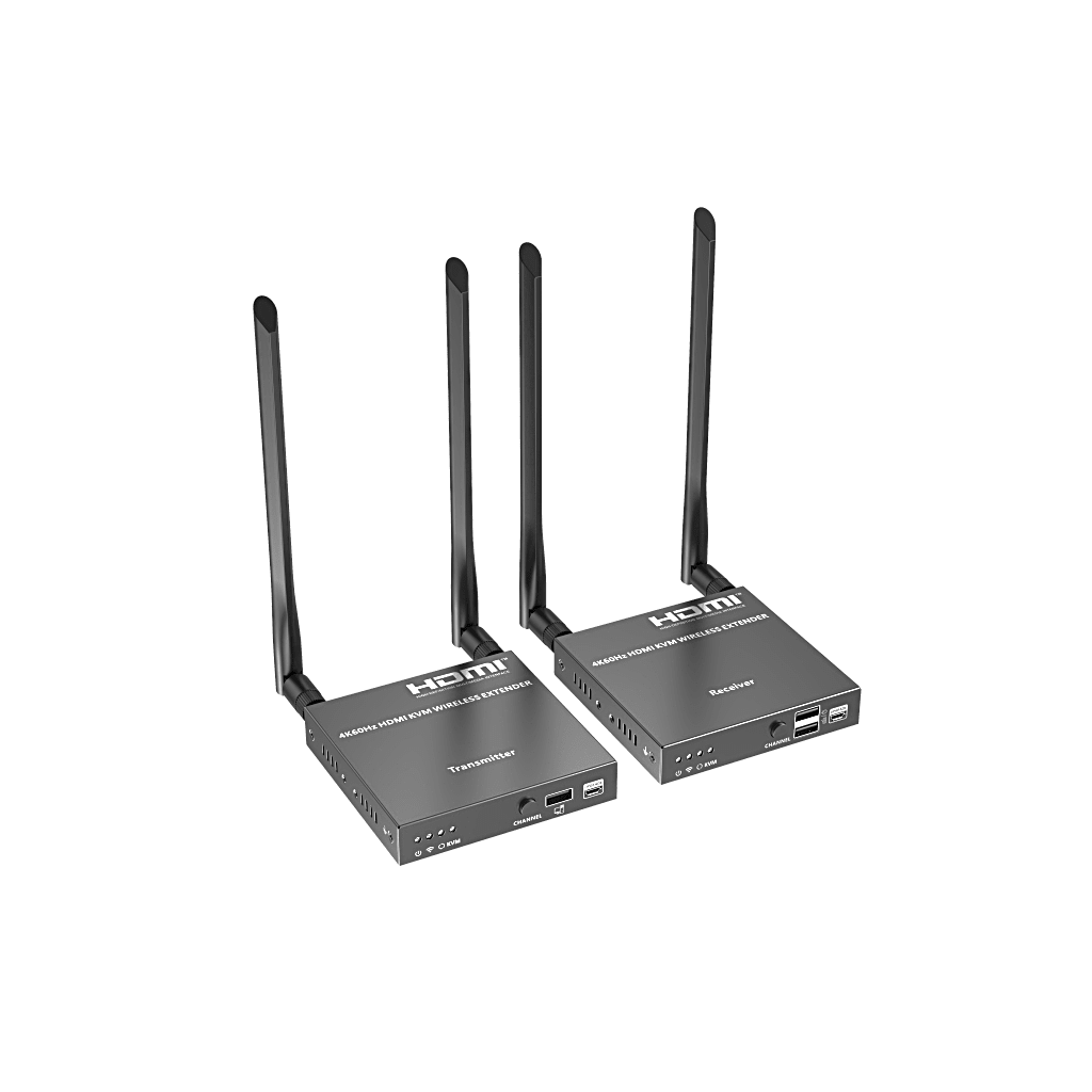 Extensor Inalámbrico HDMI| Con KVM | 4K@60Hz 4096x2160 | Tecnología ipcolor | Banda 5G 5.18-5.24 GHz | Distancia 50 m | Conexión de Hasta 1 a 4 - Image 2