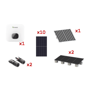 Kit Solar Interconexion / 6 kW 220Vca / Inversor GROWATT / Montaje Incluido