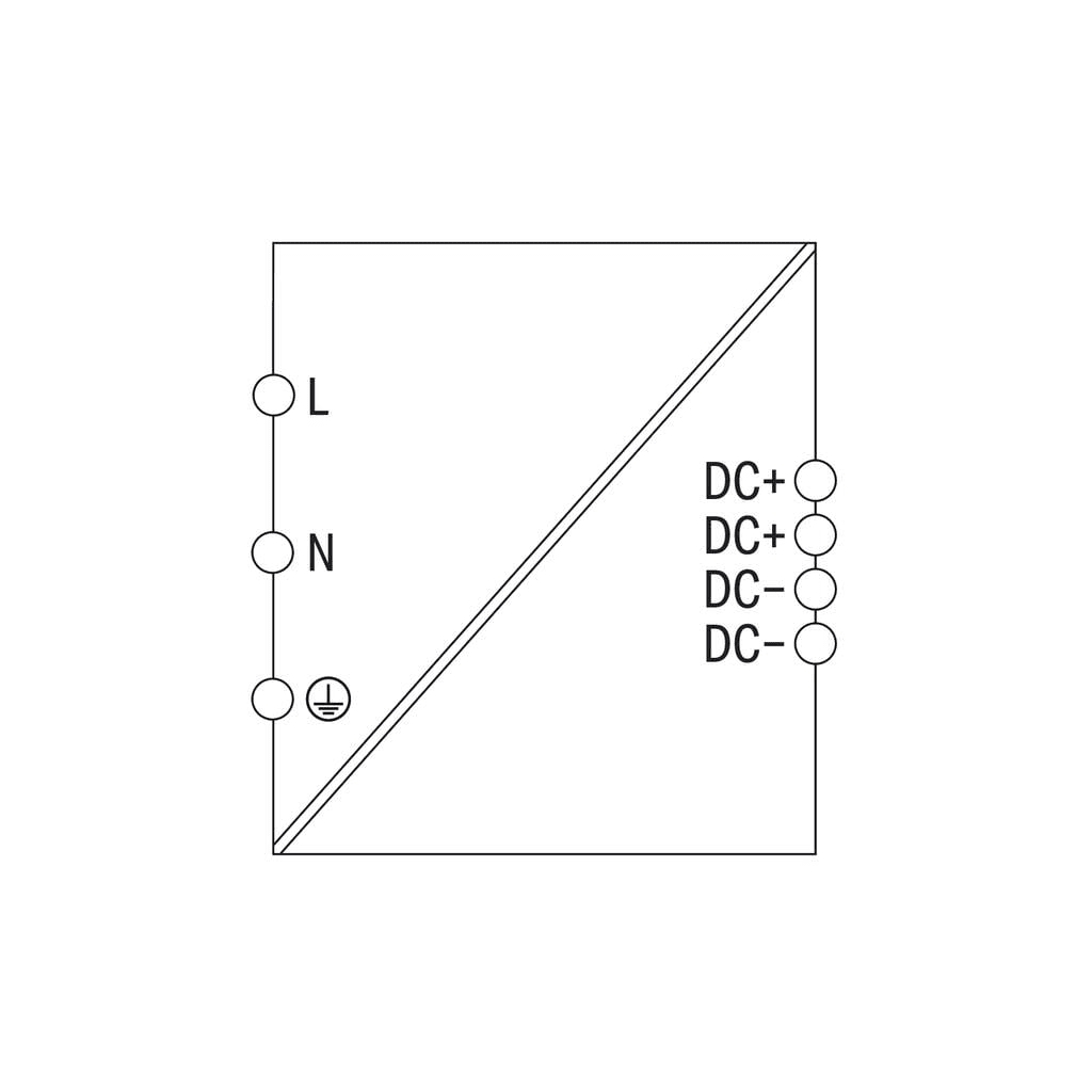 Fuente de Alimentación Conmutada / Sincronización Primaria ECO / 12V DC 8A / 96W / SELV PELV / Montaje Carril DIN / IP20 / Conexión Paralelo y Serie - Image 2