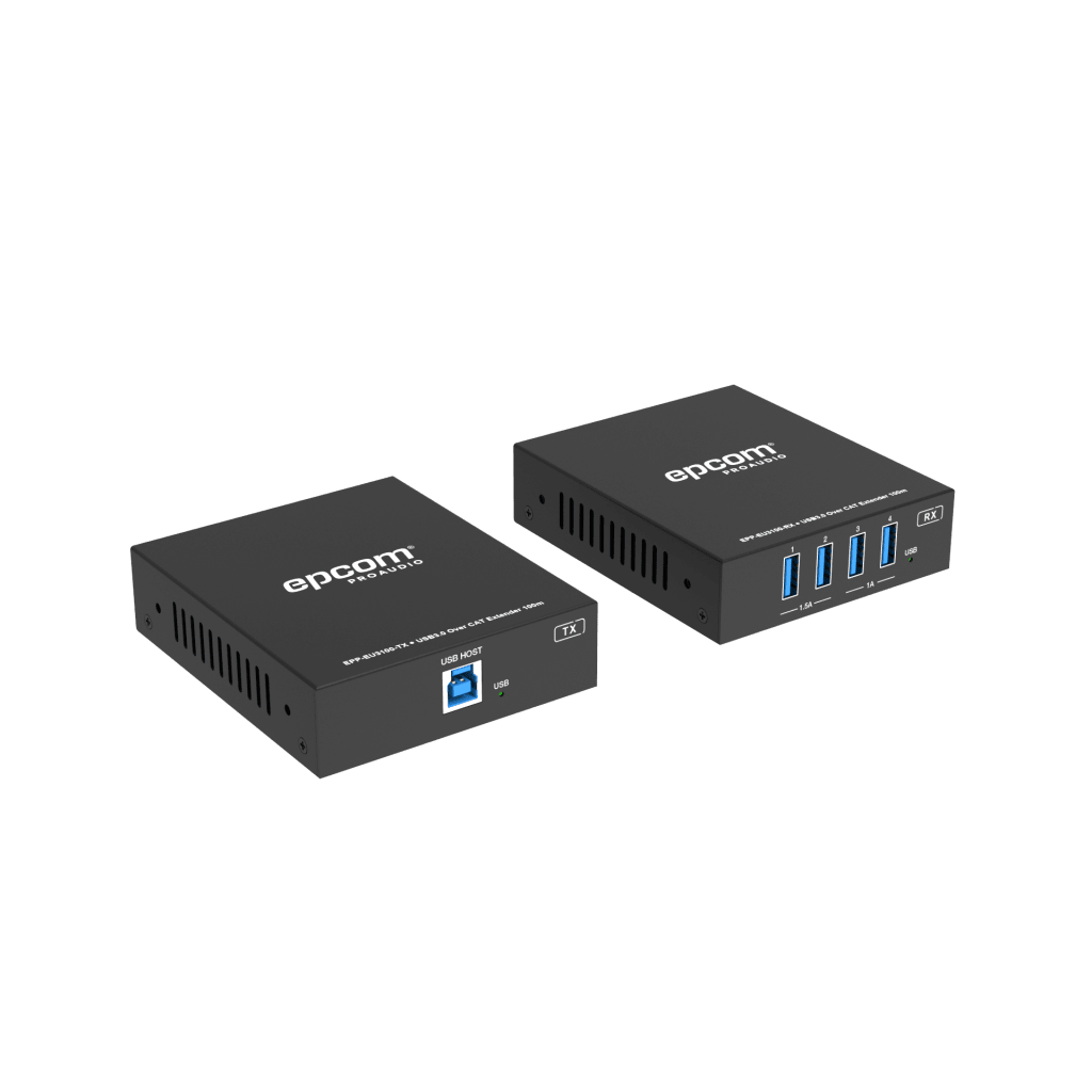 Extensor USB 3.0 | Hasta 100 m por CAT6a | PoC Bidireccional 24 Vcc | RS-232 | 4x USB-A - Image 2