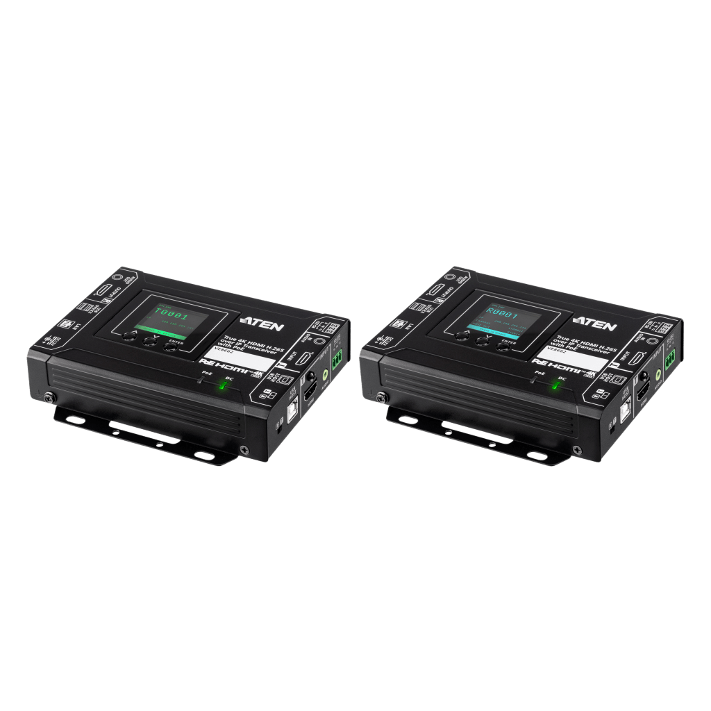 Codificador/Decodificador HDMI | Over IP H.265 True 4K | 3840x2160@60Hz 4:4:4 | Audio Embebido-Desembebido | Función de Video Wall | USB 2.0 + RS-232 | Matriz AV | PoE - Imagen 2