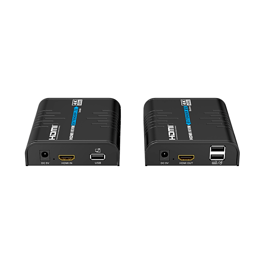 Extensor KVM HDMI 4K a 60 Hz | Transmisión hasta 120 mts con CAT6 | Resolución 4096x2160@60Hz | Ancho de Banda 18Gbps | HDCP1.4 y HDCP2.2 | Latencia 120~170ms | Conexión 1:1, 1:N, N:1, N:N - Image 2