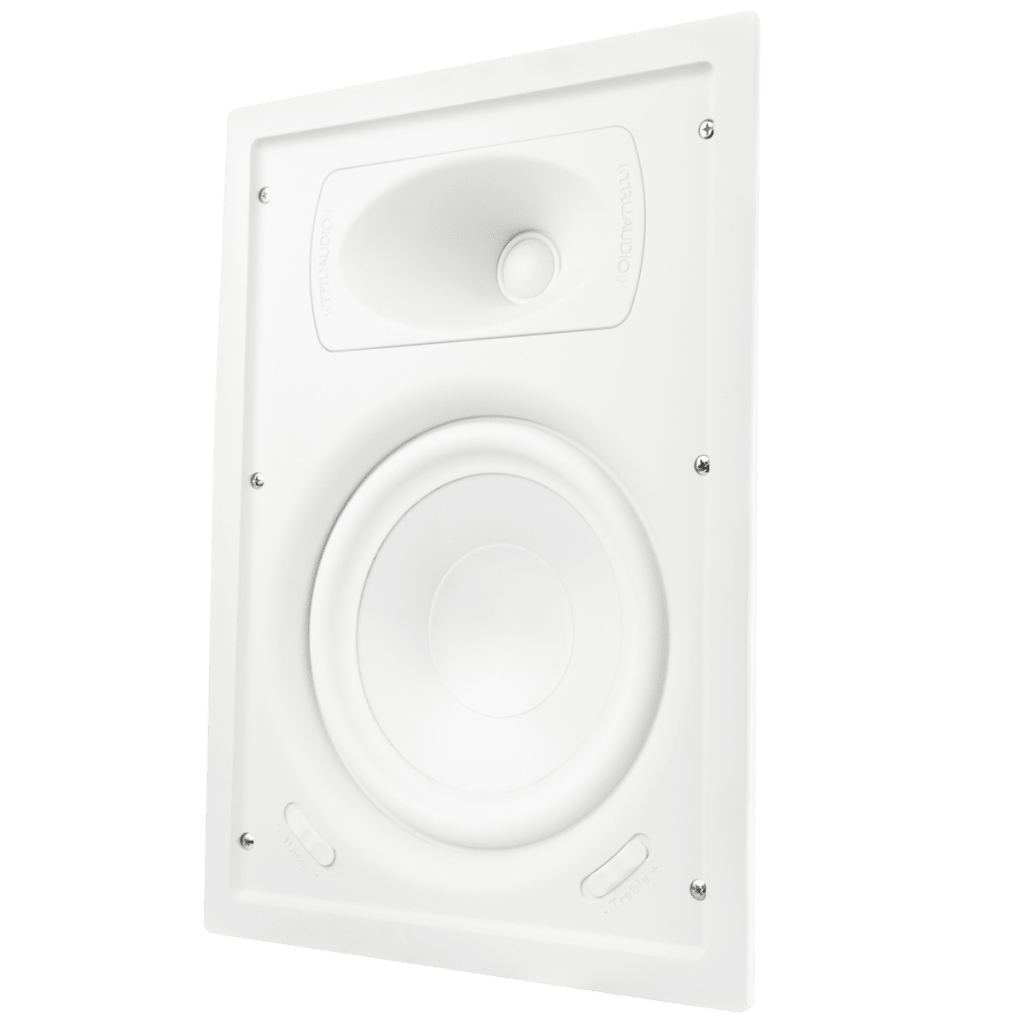 Speaker In-Wall TruAudio Ghost Series | 2 Way | Woofer 8in Polipropileno Blanco | Tweeter 1in | Potencia 5-125 W | Impedancia 8Ω | Rango de Frecuencia 40-20kHz | Sensibilidad 90dB - Image 2