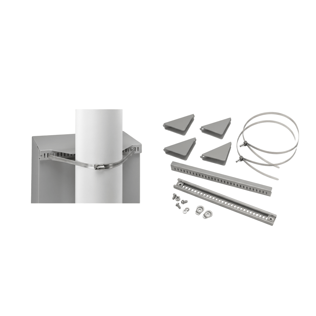 Kit de Montaje en Poste para Gabinete Concept de 20 Pulgadas (508 mm) de Ancho, Acero Gris - Imagen 2