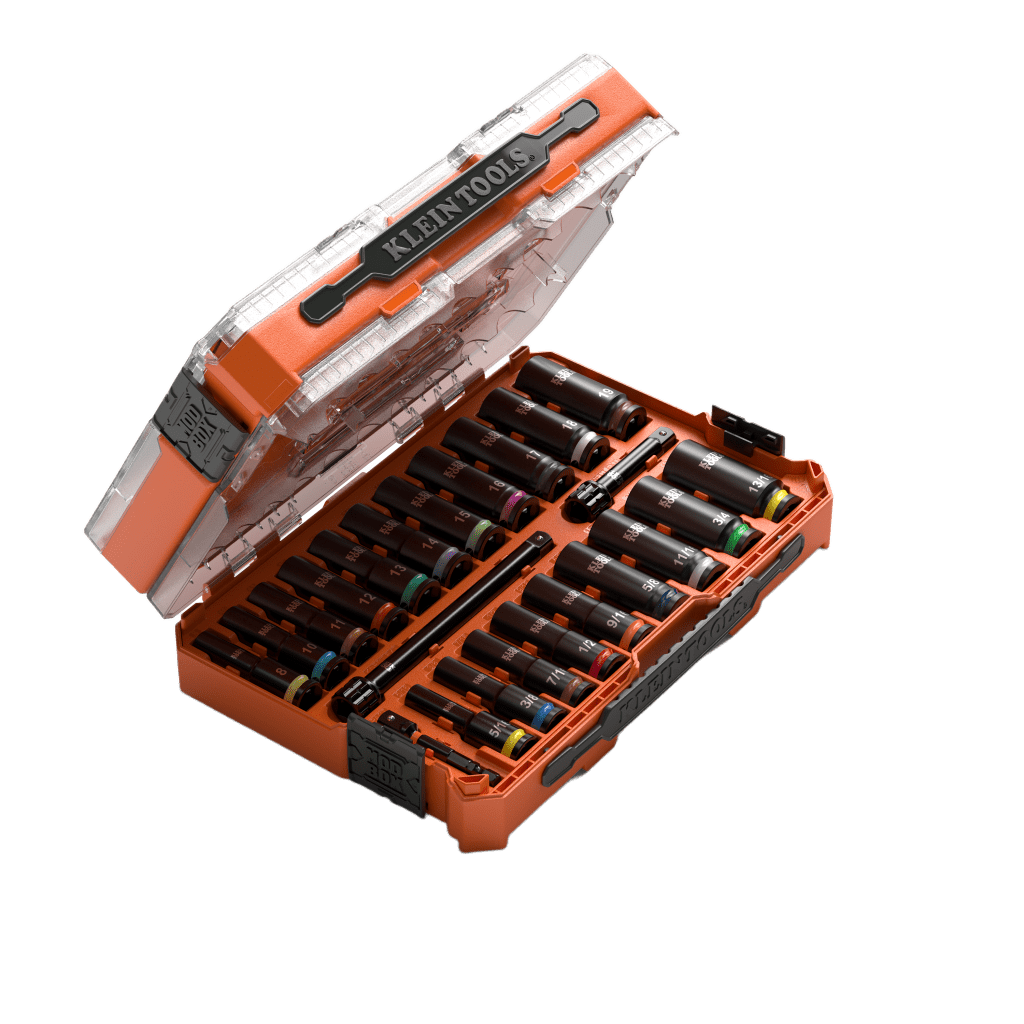 Juego de Dados de Impacto KNECT™ (M) / 3/8" Drive Profundo / SAE y Métrico / 23 Piezas / Adapters Multi-Propósito / MODbox™ Case - Image 6