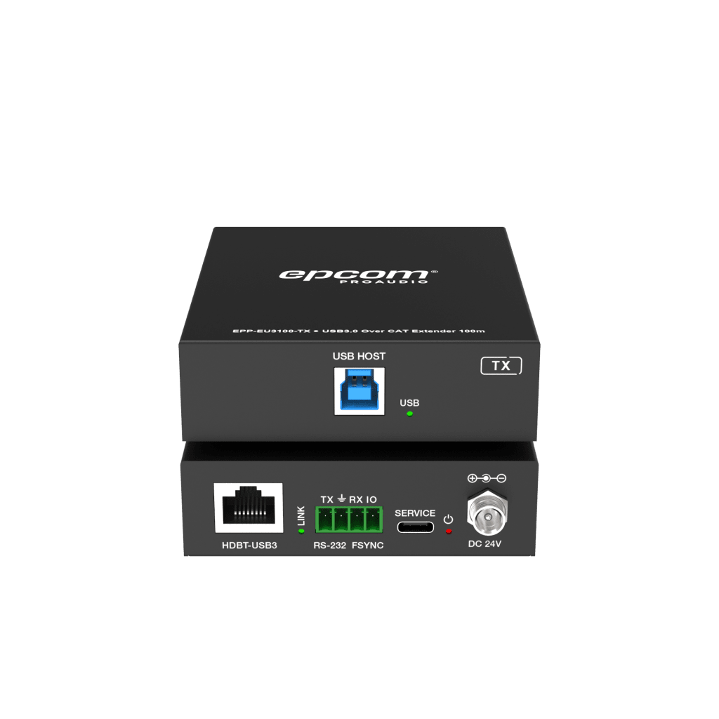Extensor USB 3.0 | Hasta 100 m por CAT6a | PoC Bidireccional 24 Vcc | RS-232 | 4x USB-A - Image 3