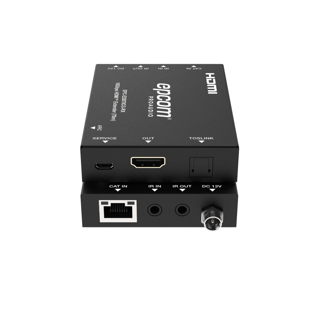 Extensor HDMI 4K@60Hz | PoC Bidireccional | HDR y Dolby Vision | Audio ARC y Óptico | Transmisión hasta 70m por CAT6 - Image 2