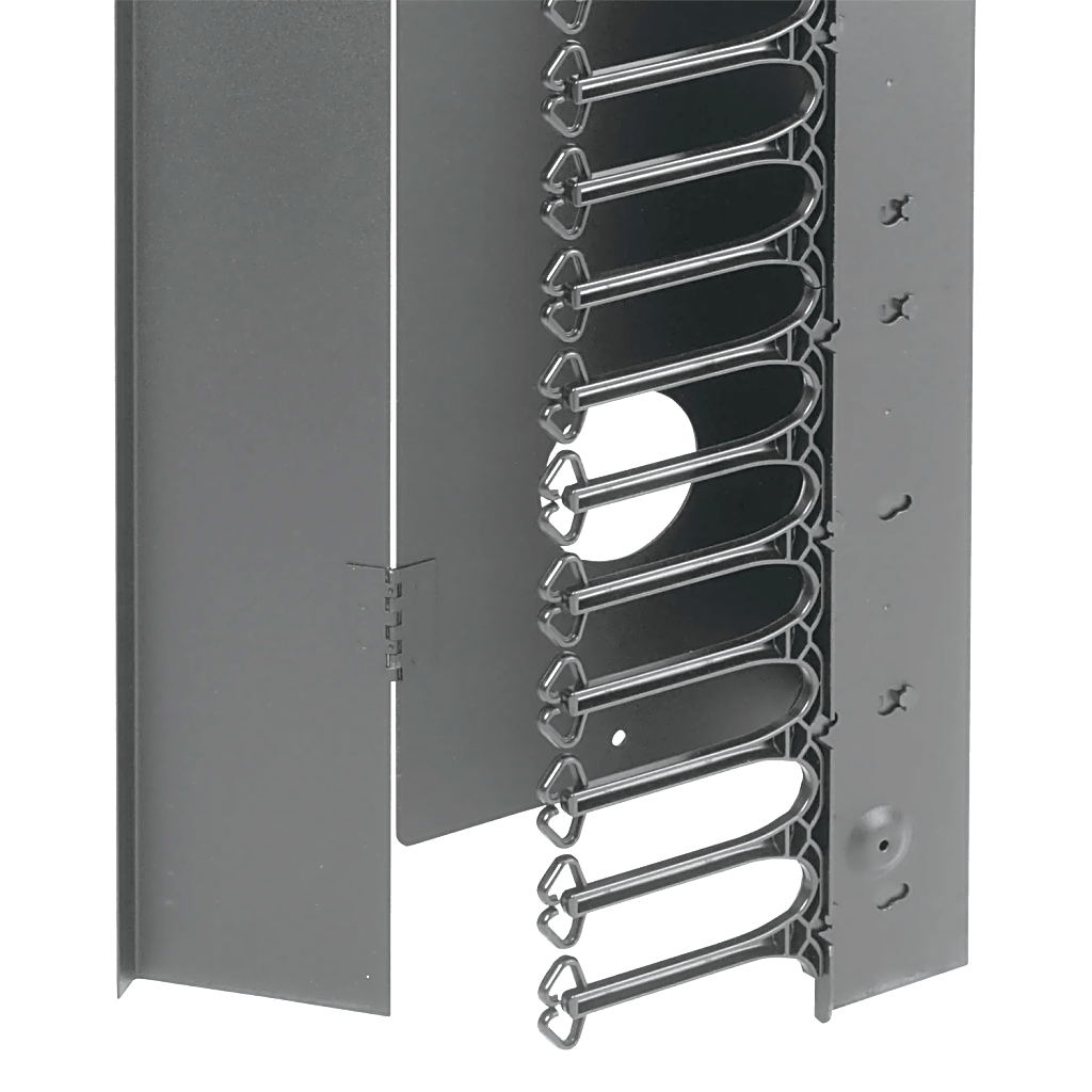 Gabinete Rack ProLine ConnecTek 42 UR 2000 x 800 x 1200 mm con Capacidad 1134 kg Acero, Color Negro Con Organizadores Laterales Frontal y Traseros Incluidos - Imagen 3