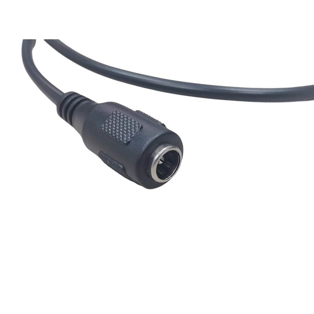 Cable con Conector Macho (Pigtail) / Forro Negro | Alimentación para Vcc con Puntas Libres | Polarizado | Largo 22 cm (8.66 Pulgadas) | Calibre 22AWG. - Image 4
