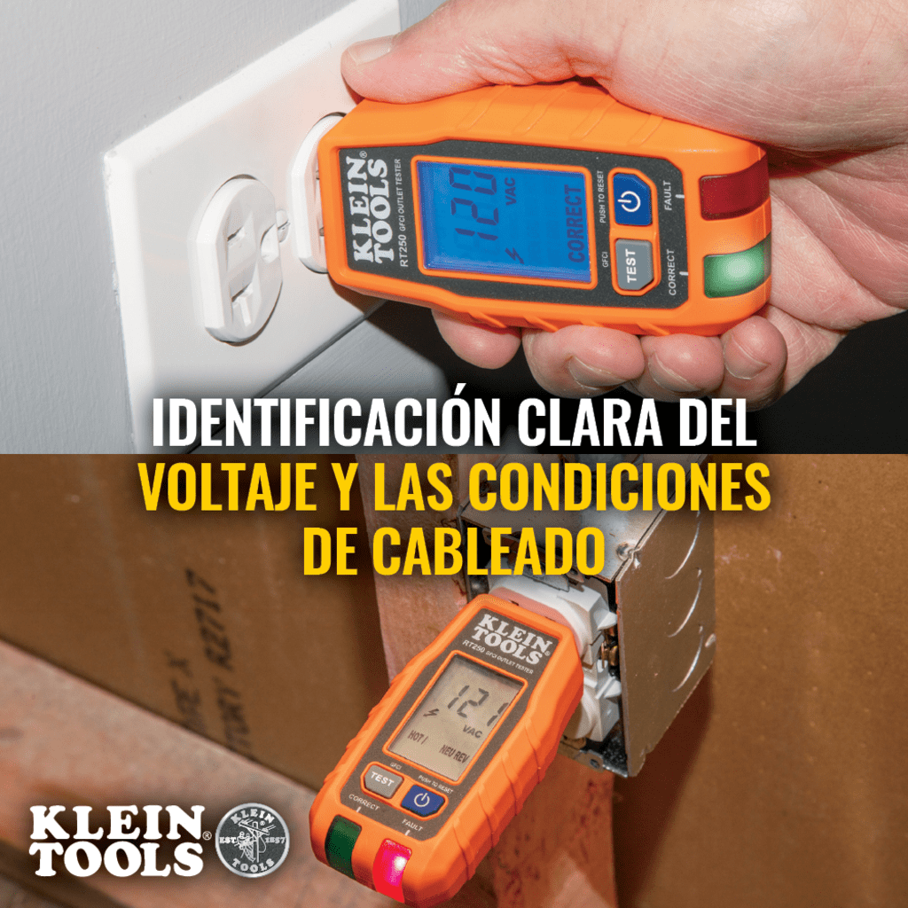 Probador de Tomacorrientes con Interruptor de Falla a Tierra (GFCI) con pantalla LCD. - Image 7