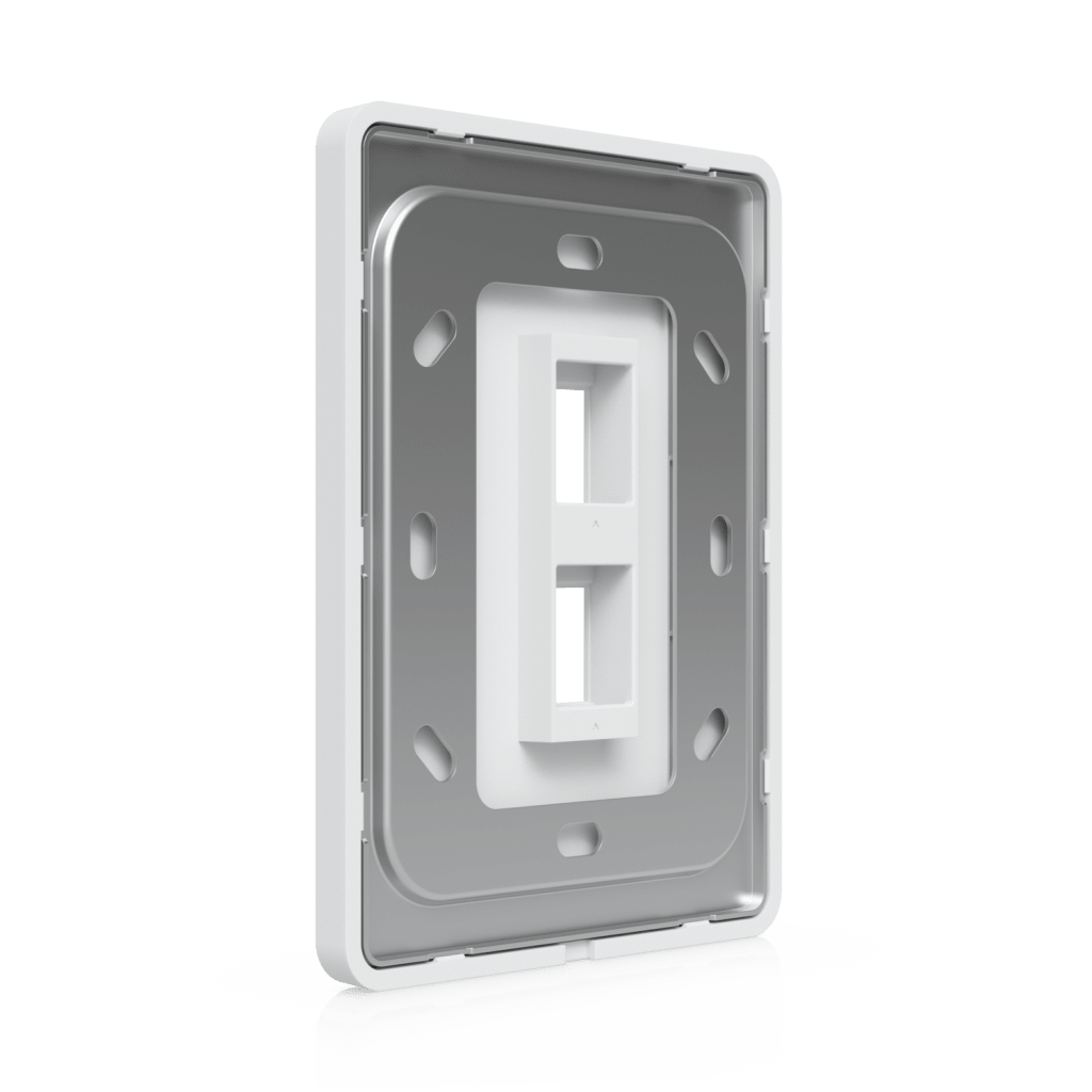 Placa de Pared Vertical Universal para Keystone de 2 Puertos con Cubierta Pintable, Acabado Personalizable, Paquete con 4 Piezas - Image 4