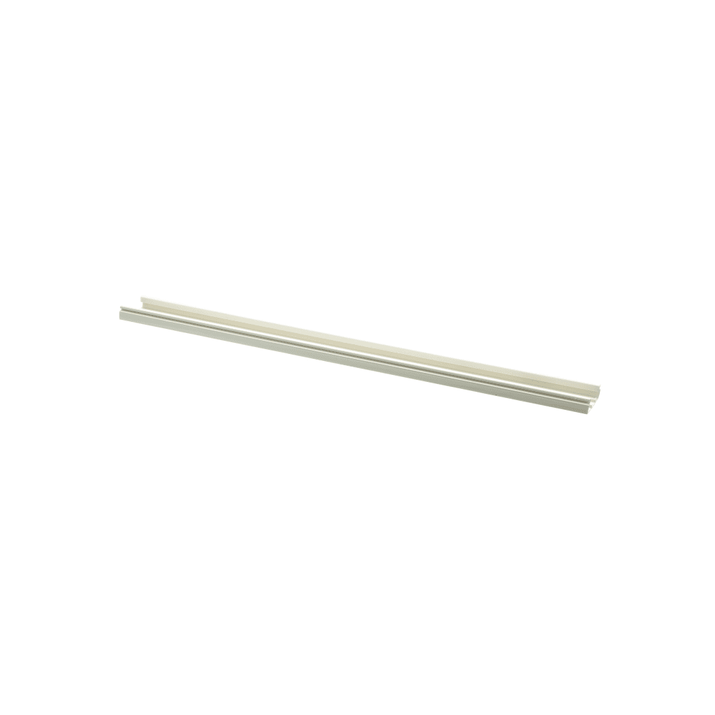 Base para canaleta T-45, de PVC rígido, con orificios perforados para montaje, 60.3 x 18.5 x 2400 mm, Color Blanco - Image 2