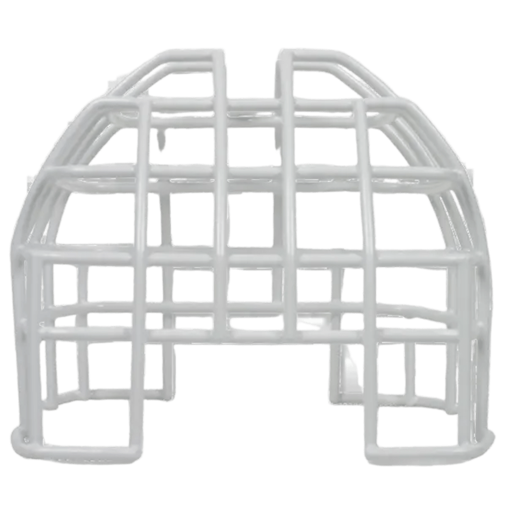 Protector De Rejilla Anti Vandalismo Y Golpes Accidentales, Color Blanco, Para Sirenas/Estrobos/Bocinas System Sensor, Montaje En Superficie, 7.49"Altox6.74"Anchox6.09"Profundidad - Image 2