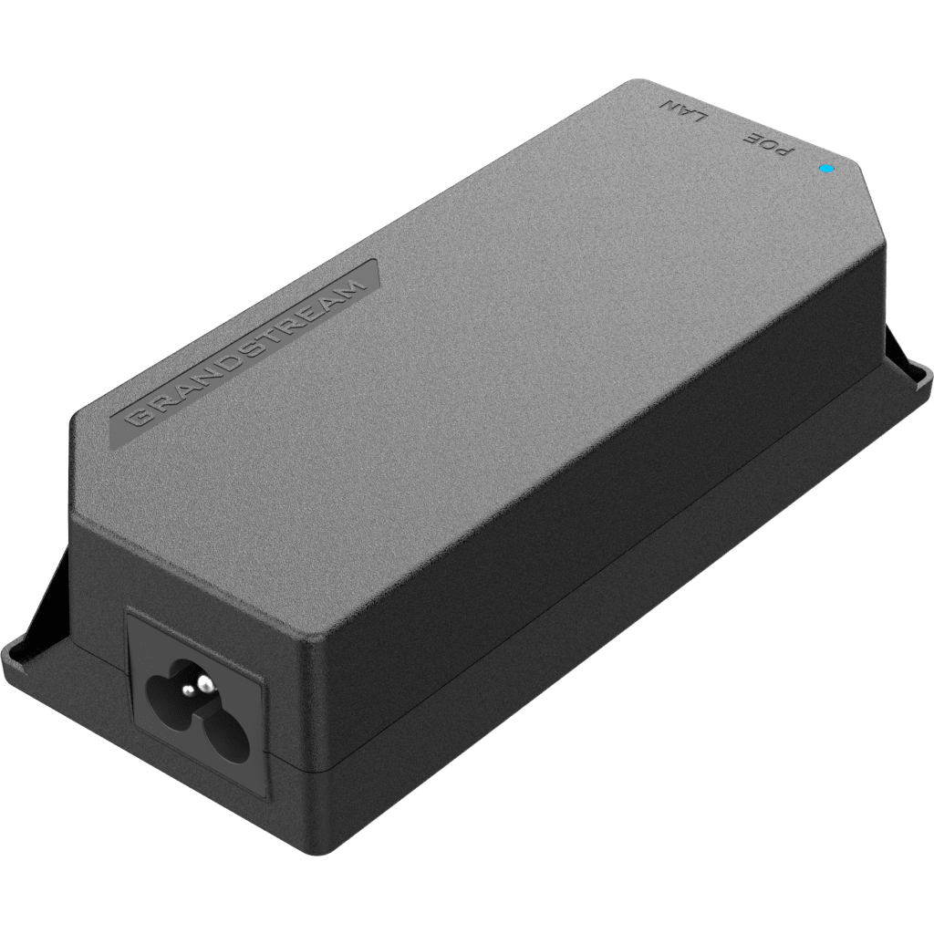 PoE Injector Grandstream 30W MultiGigabit / Compatible con IEEE 802.3af/at / 1x 2.5Gbps RJ45 LAN IN / 1x 2.5Gbps RJ45 LAN OUT con PoE 30W / 100~240VAC / 54VDC / Plug-and-Play / FCC, CE, RCM, IC - Image 2