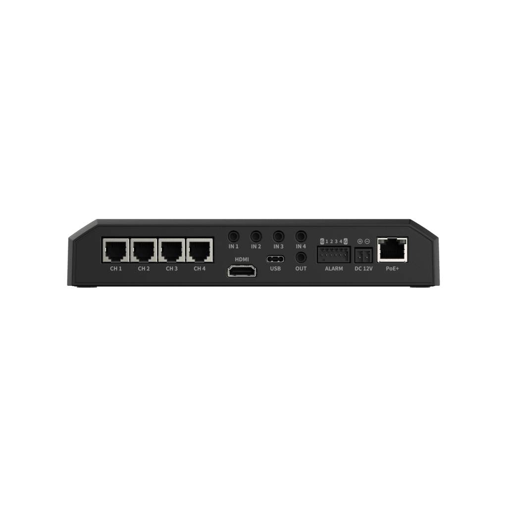 Modulo para camaras pinhole lentes remotos AI 4 Canales 2MP / Análisis Inteligente IVA / WiseStream AI / 4 Entradas Audio / PoE+ / Secure Element FIPS 140-3 - Image 2
