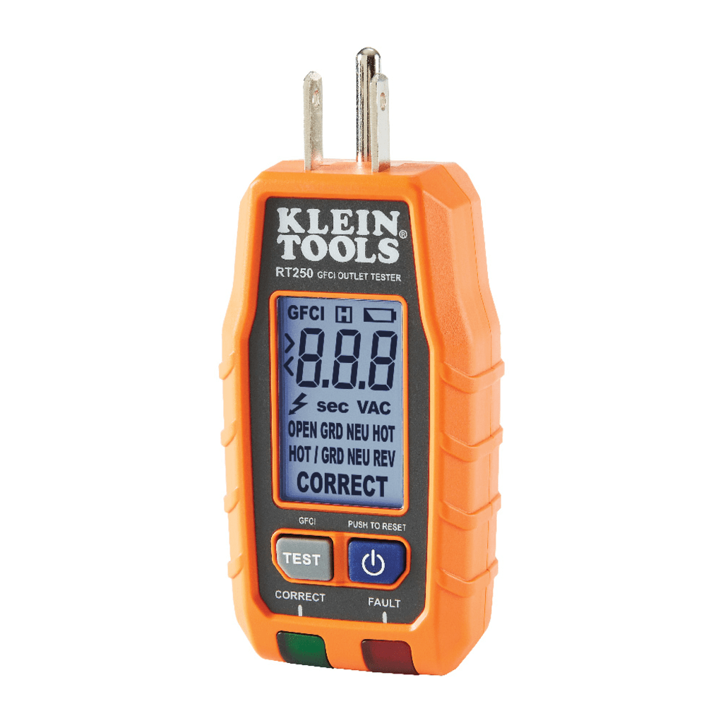 Probador de Tomacorrientes con Interruptor de Falla a Tierra (GFCI) con pantalla LCD. - Image 2