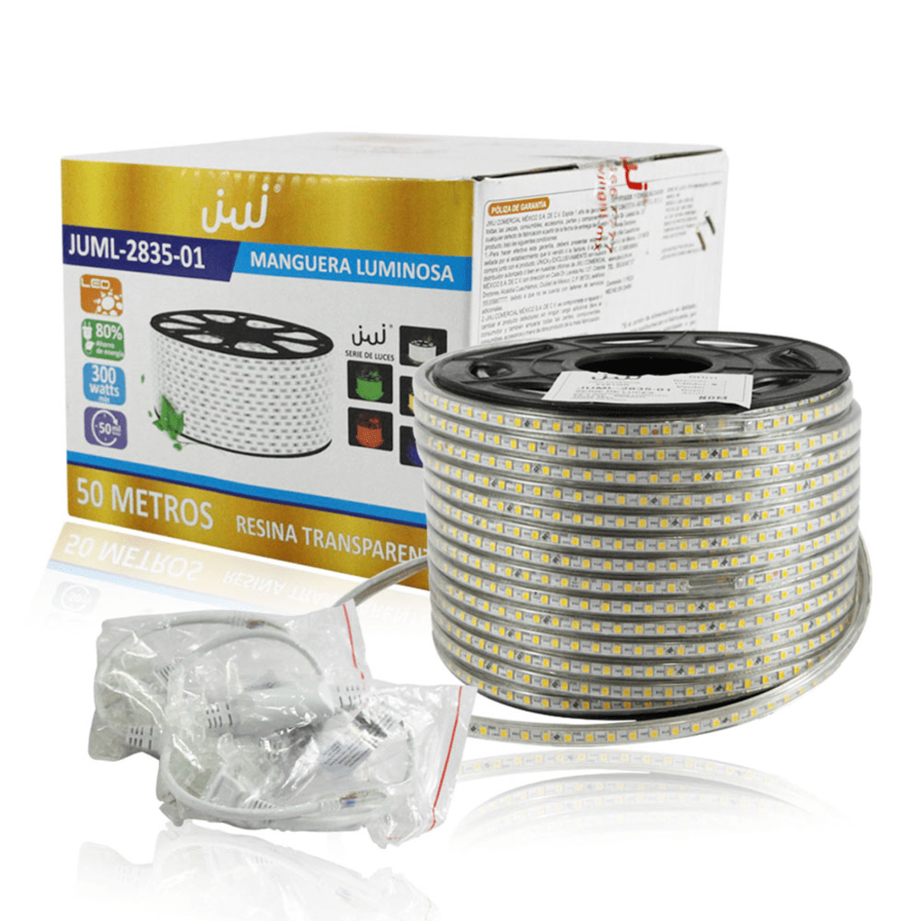Manguera Led de 1 Linea de 1 cm/ 50 m/ Color Blanco. - Image 2