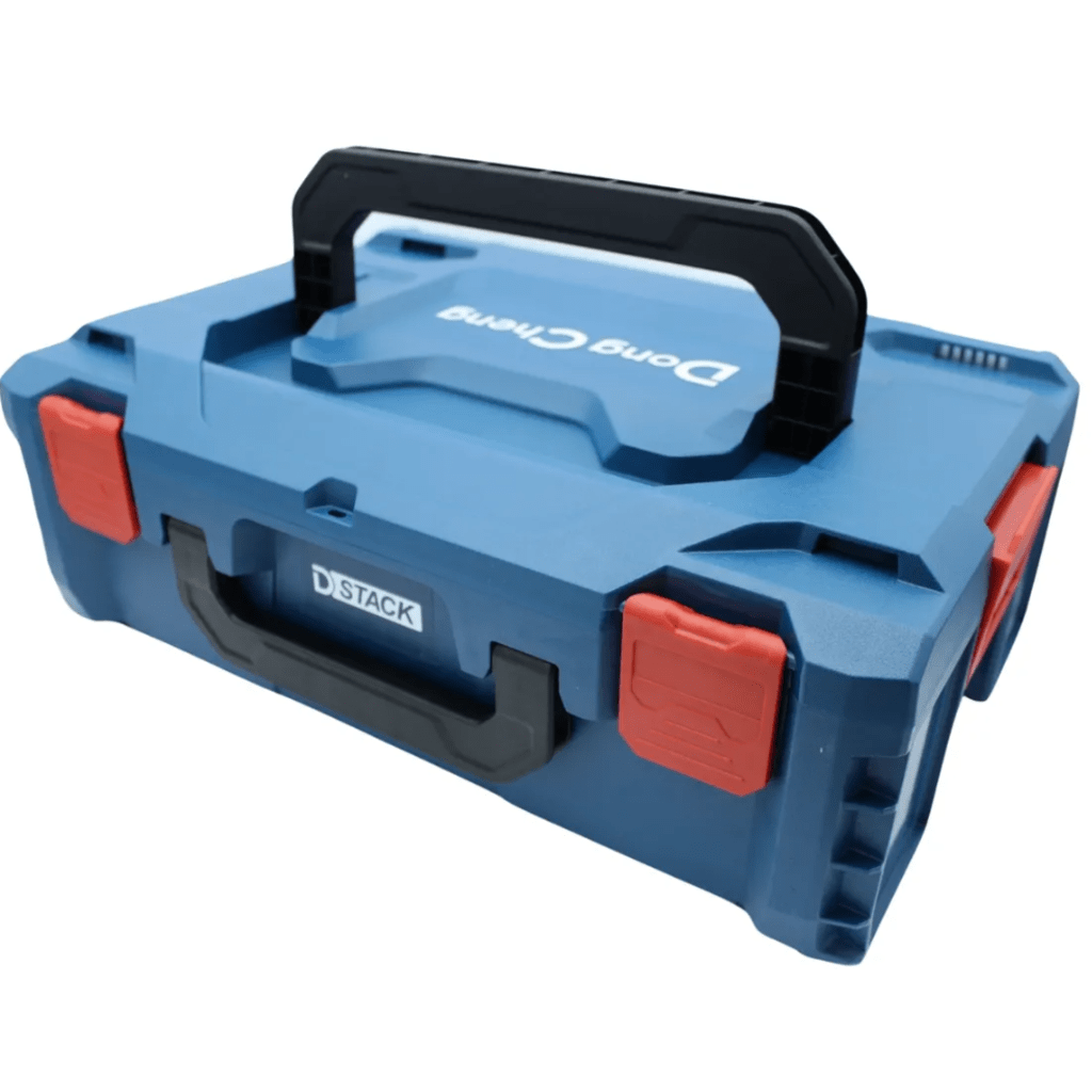 Malet?n R?gido Apilable para Herramientas / Pl?stico de Alta Resistencia / Dise?o Modular 46 x 17 x 32 cm (18.1 x 6.7 x 12.6 in) / Asas Ergon?micas / 4 Cierres de Seguridad - Image 2