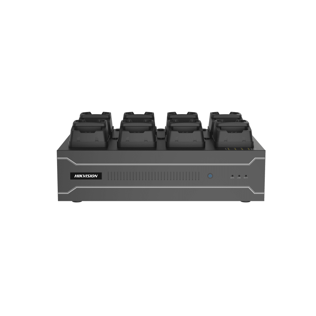 Dock Station de Escritorio con 8 Estaciones de Carga para Body Cams / Doble Interfaz de Red / 4 Bahías de HDD / Carga y Respaldo Automático / Prevención de Pérdida de Datos / Cobertura Cíclica / Reproducción d - Imagen 2