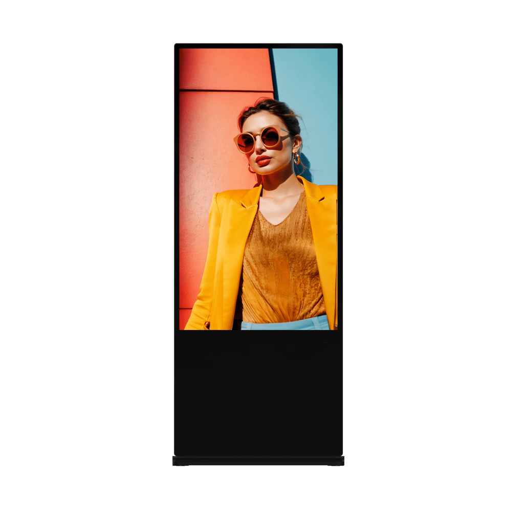 Pantalla de 55" 4K para Publicidad Digital / Base para Piso (Totem) / Gestión de Contenido y Control Centralizado - Image 2