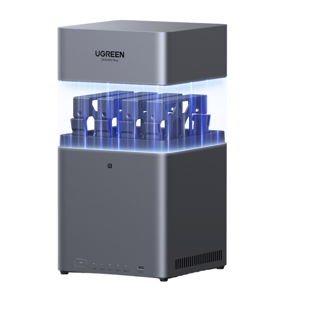 NAS UGREEN NASync DH4300PLUS / 4 Bahías SATA / Procesador RK3588C 8 GB RAM / 2.5GbE Puerto / HDMI 4K / USB 3.2 Type-C / RAID 0/1/5/6/10 / Acceso Remoto UGREENlink - Image 4