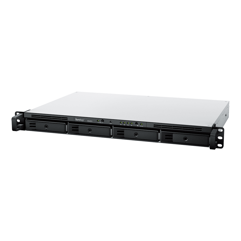 NAS RackStation RS422+ | 4 Bahías | 1U | AMD Ryzen R1600 | 2 GB DDR4 ECC | 570 MB/s Lectura | 530 MB/s Escritura | Puertos Dual 1GbE | Actualización 10GbE | Compatibilidad RAID | Synology DSM. - Image 4