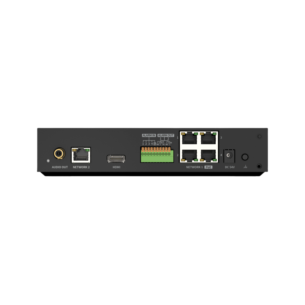 NVR Inteligente 4CH AI / Soporte Cámaras 8MP / Códecs H.265-H.264-MJPEG / Grabación 40Mbps / 4 Puertos PoE / SSD 1TB / Salida HDMI / Soporte ARB / Conectividad P2P / Firma Hanwha Vision - Image 4