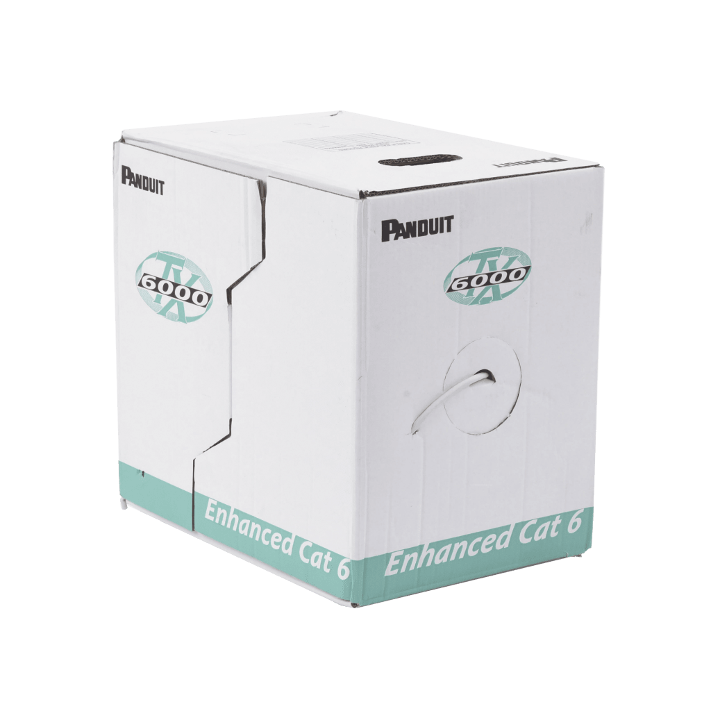 Bobina de Cable UTP 305 Metros (1000 Pies) de Cobre, TX6000? PanNet, Reelex, Gris Internacional, Categoría 6 Mejorado (23 AWG), PVC (CM), de 4 Pares - Image 4