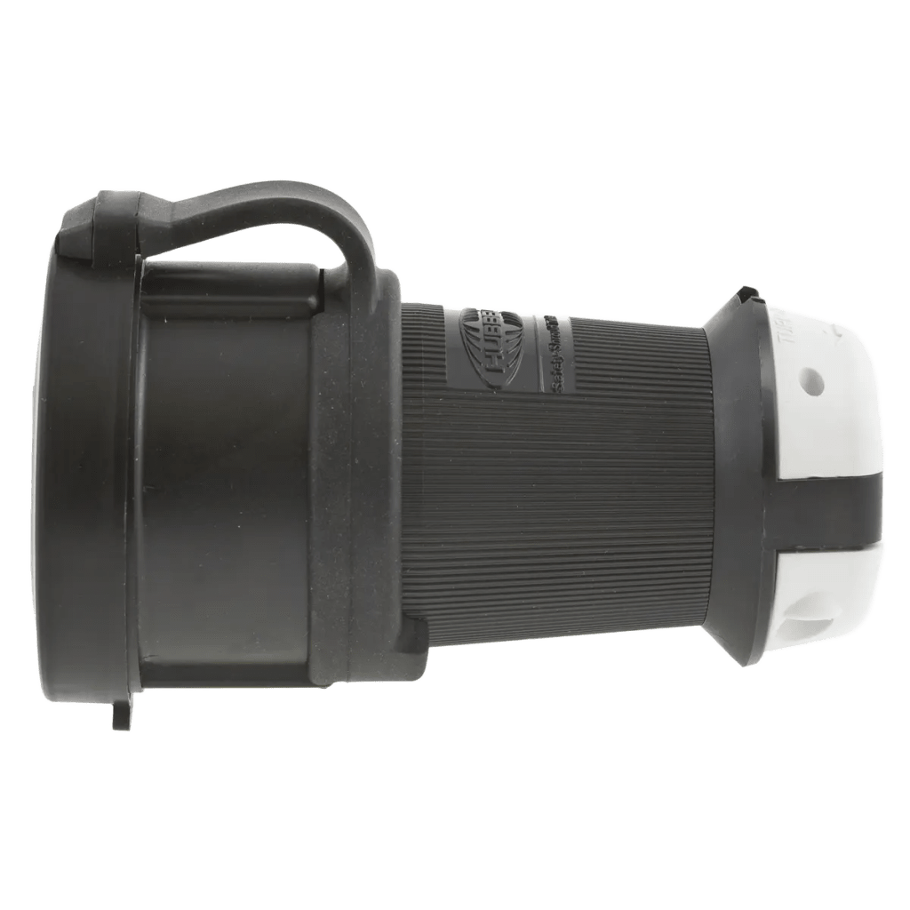Conector Hembra con Bloqueo de Media Vuelta / 30 A 480 V CA / 3 Polos Trif?sico / NEMA L16-30R / Terminal de Tornillo / Cubierta Herm?tica Negra / Color Blanco y Negro. - Image 3