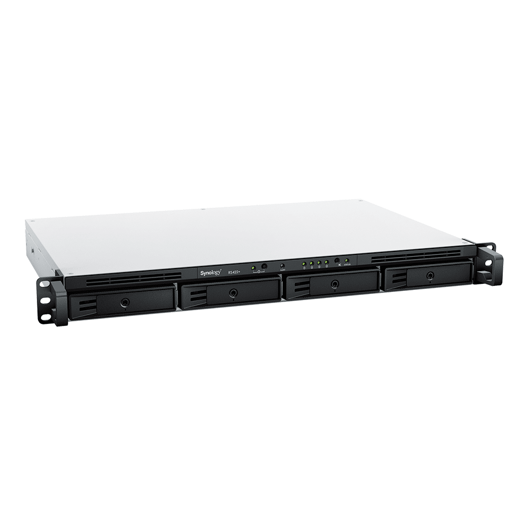 NAS RackStation RS422+ | 4 Bahías | 1U | AMD Ryzen R1600 | 2 GB DDR4 ECC | 570 MB/s Lectura | 530 MB/s Escritura | Puertos Dual 1GbE | Actualización 10GbE | Compatibilidad RAID | Synology DSM. - Image 3