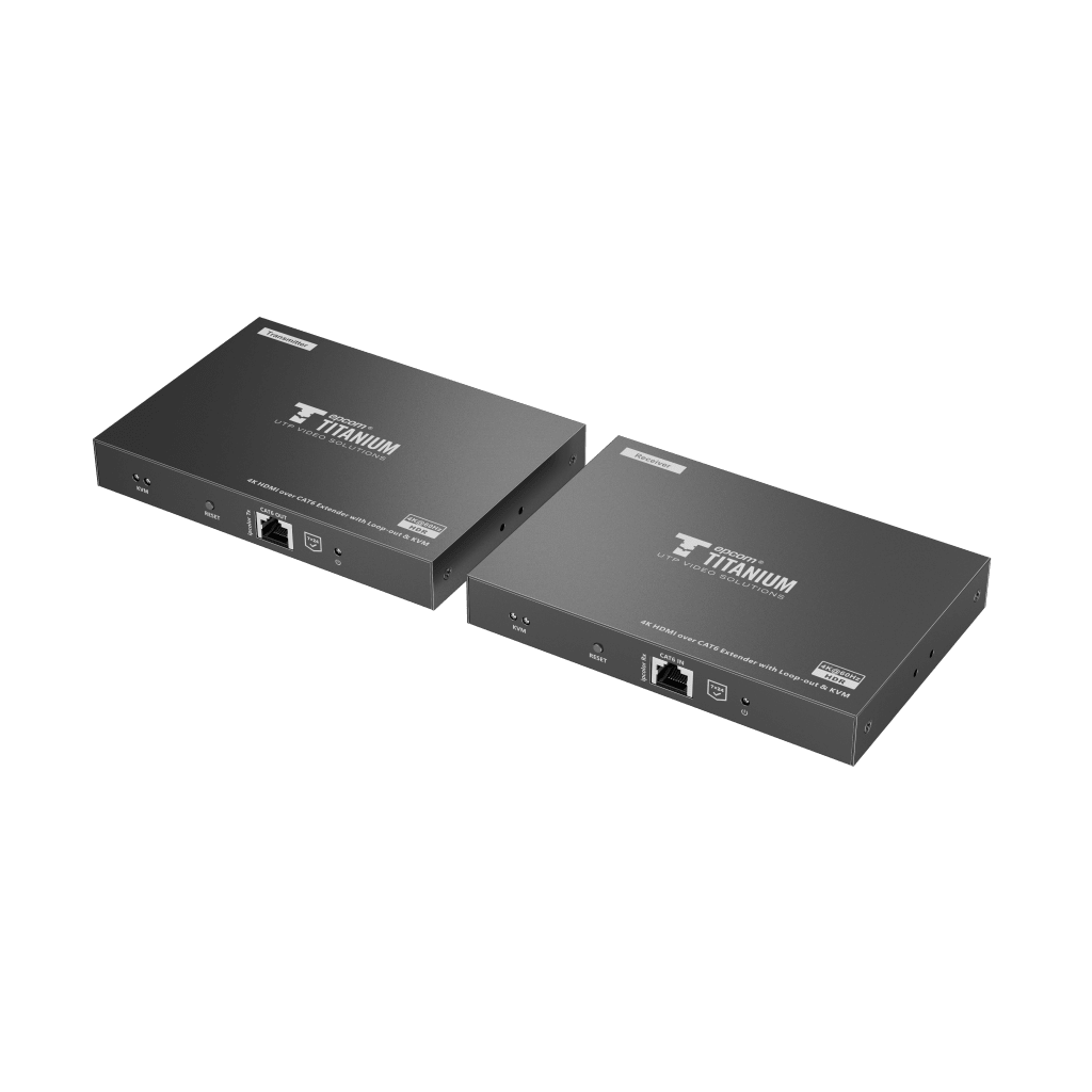 Kit extensor KVM (HDMI y USB) hasta 70 metros | Resolución 4K @ 60 Hz | Cat 6, 6a y 7 | IPCOLOR | CERO LATENCIA | HDR10 | Salida Loop | Puerto S/PDIF | Uso 24/7 | Transmite el Video y Controla tu DVR vía USB a distancia. - Image 3